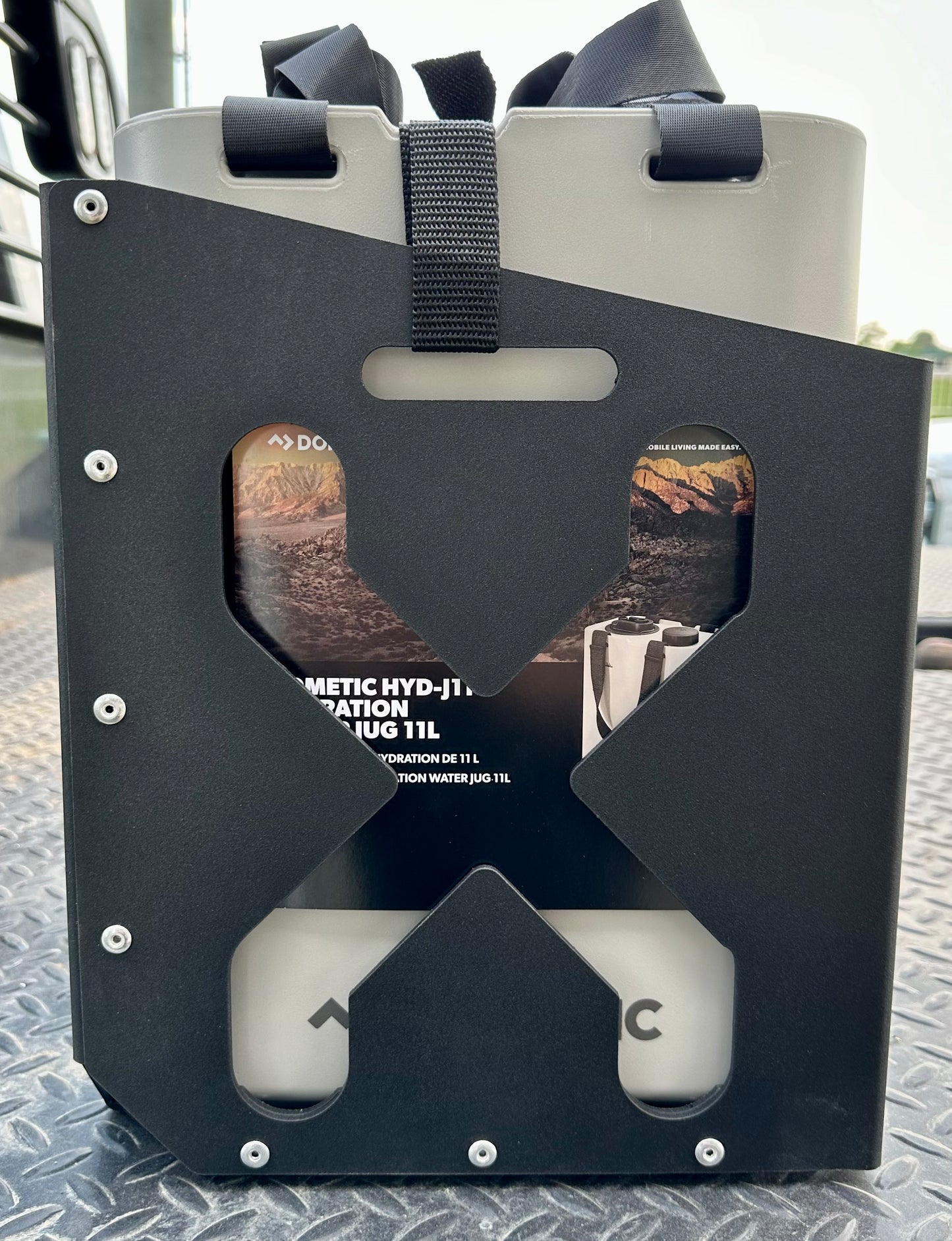 Dometic GO Dual Water Jug Holder - Upright - Standard Version