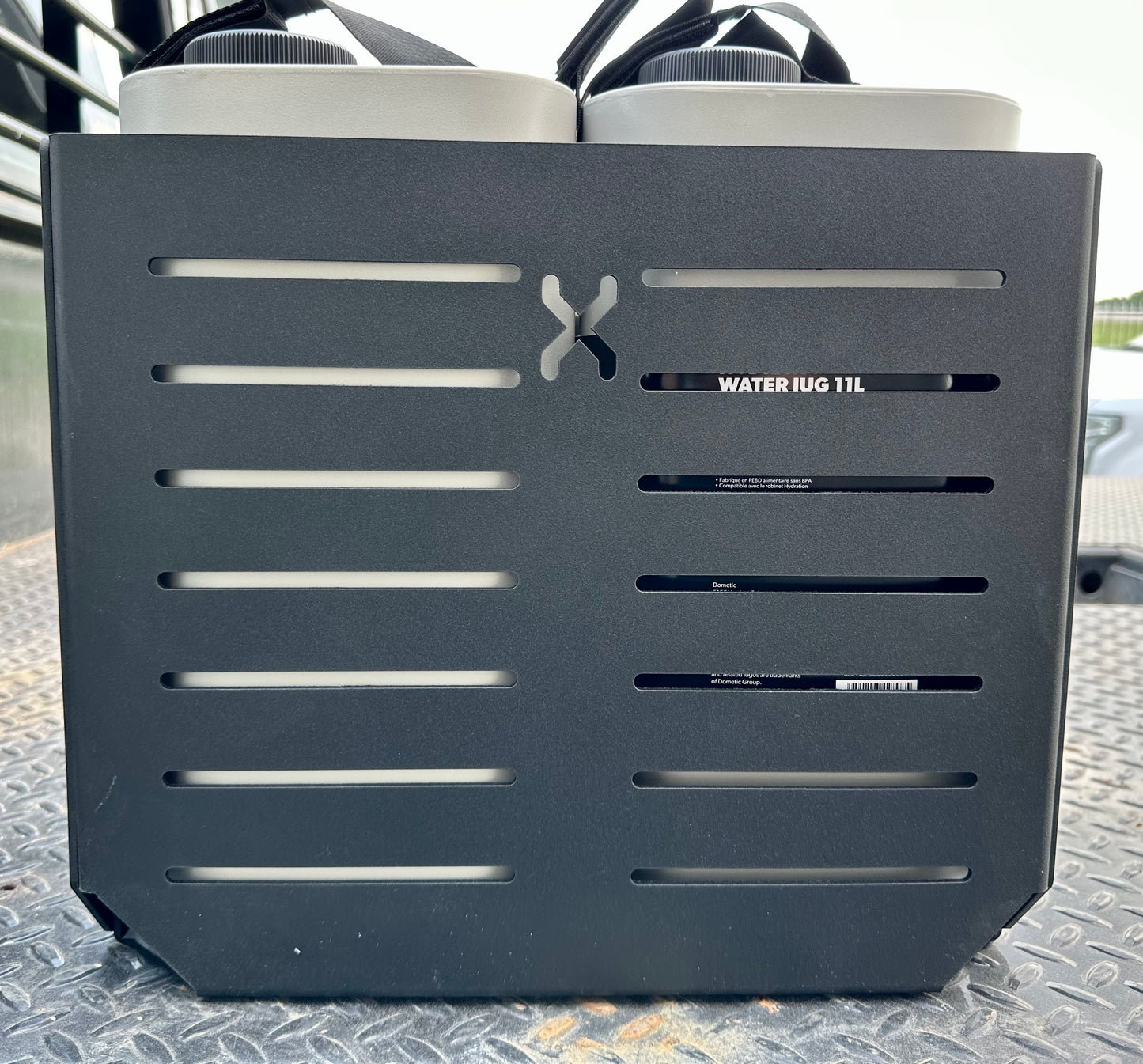 Dometic GO Dual Water Jug Holder - Upright - Standard Version