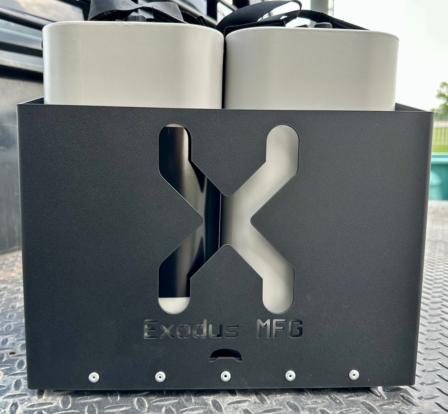 Dometic GO Dual Water Jug Holder - Upright - Standard Version