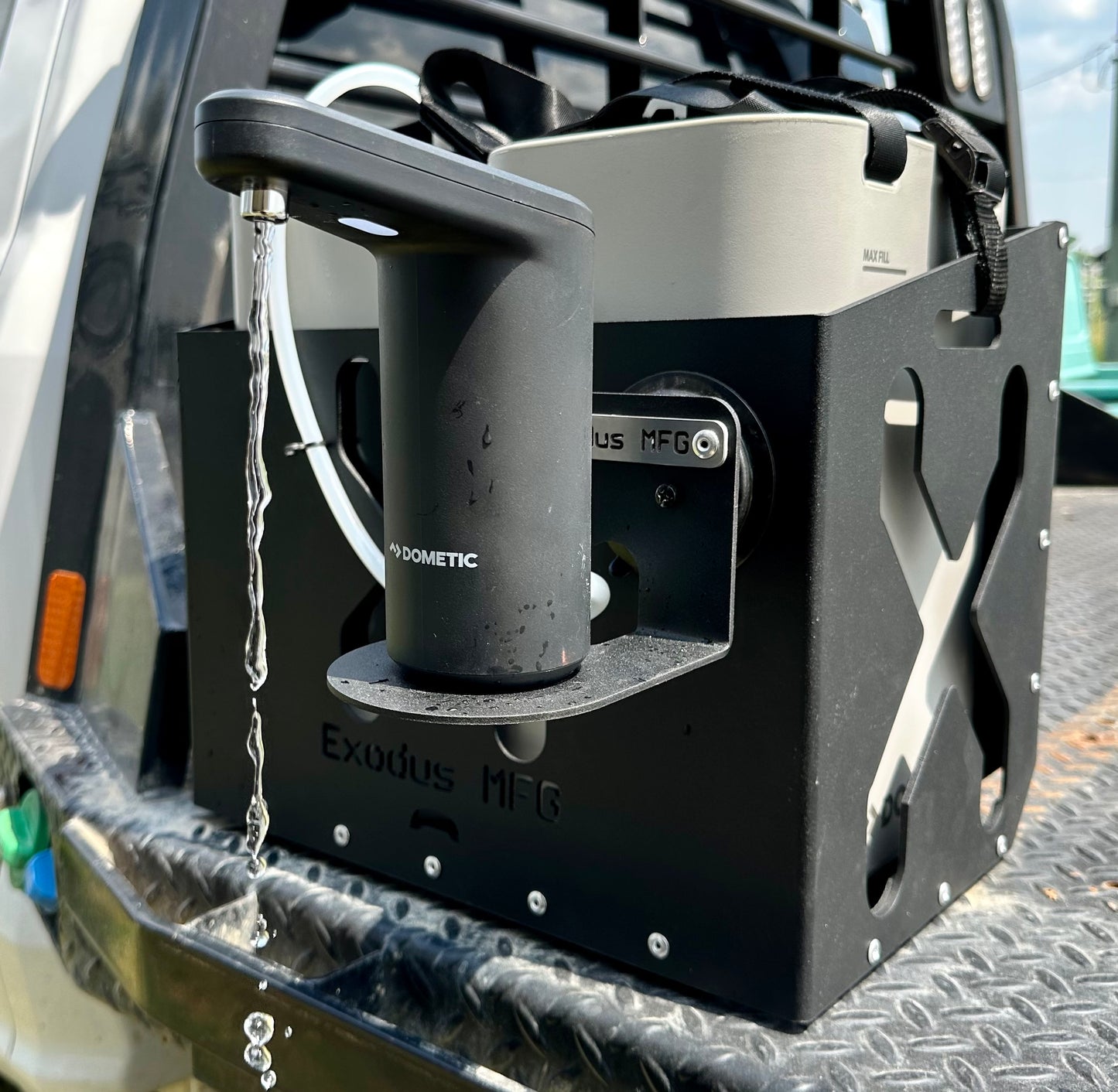 Dometic GO Faucet - 90 Degree Suction Cup Mount