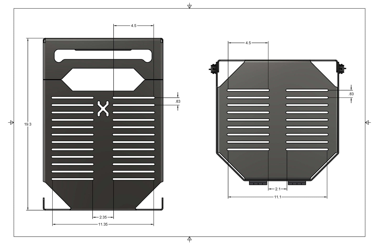 20LB. Propane Tank Holder - Deluxe Version