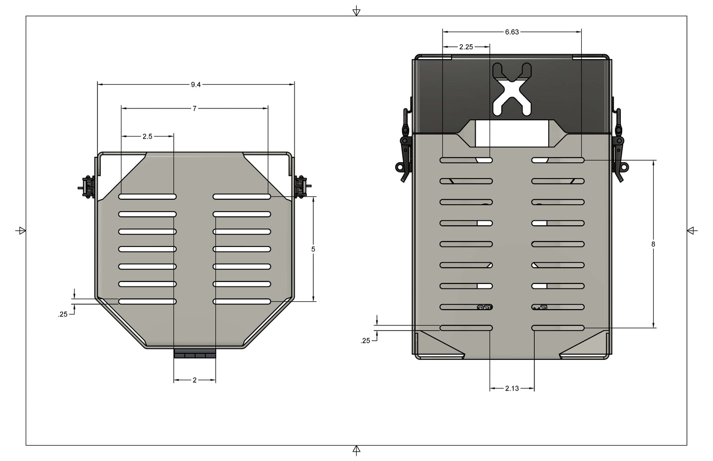 5LB. (1 Gal.) Propane Tank Holder - Deluxe Version