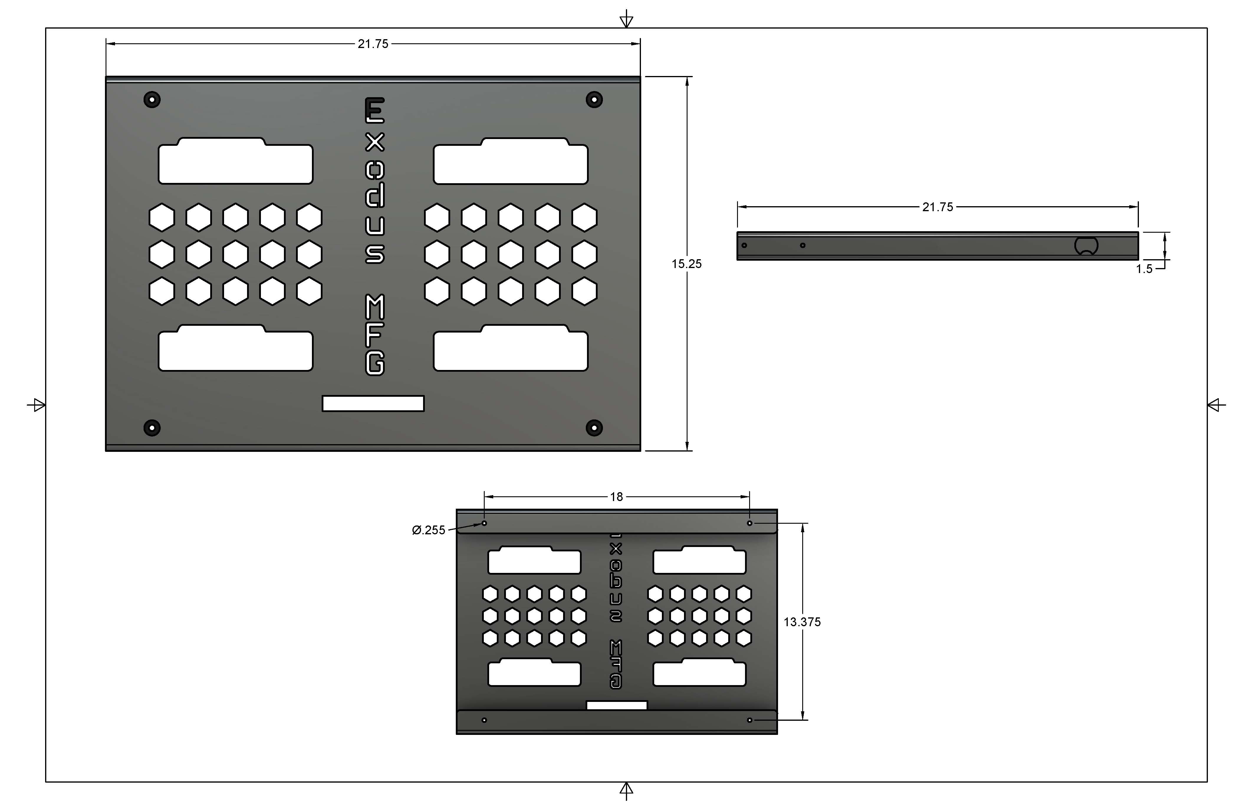 Klein MODBOX Mounting Plate - Full Size - Non-Locking – Exodus ...